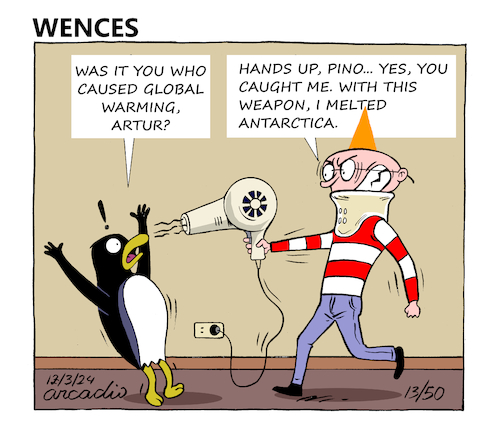 Cartoon: The adventures of Wences (medium) by Cartoonarcadio tagged comic,wences,humor