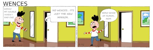 Cartoon: Wences Comic Strip (medium) by Cartoonarcadio tagged wences,comic,strip,humor