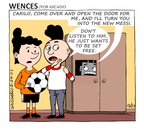 Cartoon: The adventures of Wences (medium) by Cartoonarcadio tagged cartoon