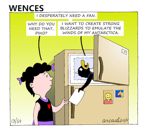 Cartoon: The adventures of Wences (medium) by Cartoonarcadio tagged humor