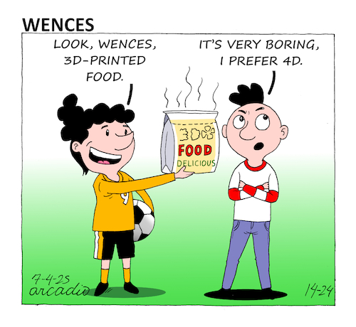 Cartoon: Wences Comic Strip (medium) by Cartoonarcadio tagged wences,comic,humor