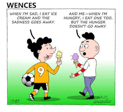 Cartoon: Wewnces Comic Strip (medium) by Cartoonarcadio tagged humor,wences