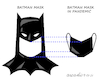 Cartoon: Batman masks. (small) by Cartoonarcadio tagged batman,pandemic,maks,covid,19,coronavirus,health