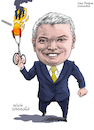 Cartoon: Ivan Duque of Colombia. (small) by Cartoonarcadio tagged colombia president latin america duque