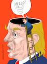 Cartoon: Knucklehead (small) by Cartoonarcadio tagged head,trump,usa,us,government