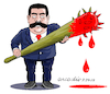 Cartoon: Maduro-the tyran. (small) by Cartoonarcadio tagged maduro,venezuela,latin,america,dictactor,president,socialism