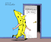 Cartoon: Medical appointment. (small) by Cartoonarcadio tagged medicine,banana,health,appoinment,doctor