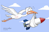 Cartoon: More war than future (small) by Cartoonarcadio tagged wars,military,missiles