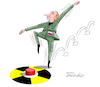 Cartoon: Nuclear dance. (small) by Cartoonarcadio tagged russia,putin,ukraine,zelensky,usa,war
