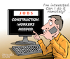 Cartoon: Remote work. (small) by Cartoonarcadio tagged jobs remote work technology