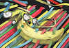 Cartoon: Surrealist Banana. (small) by Cartoonarcadio tagged banana surrealism art watercolor