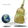 Cartoon: The planet earth...who care? (small) by Cartoonarcadio tagged planet earth global warming climate change
