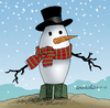 Cartoon: The snowman (small) by Cartoonarcadio tagged christmas,war,conflicts
