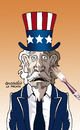 Cartoon: Uncle Sam suffers miscegenation. (small) by Cartoonarcadio tagged usa,minorities,miscegenation,whites,latinos