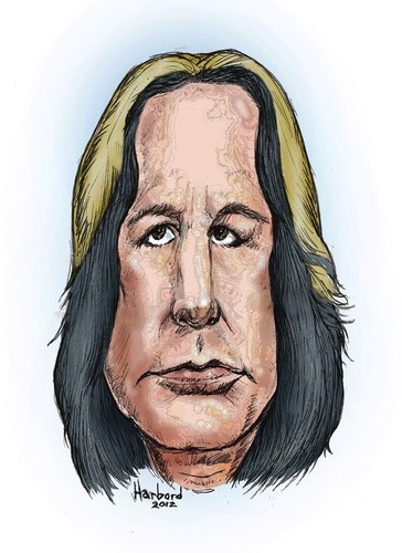 Cartoon: Todd Rundgren caricature (medium) by Harbord tagged todd,rundgren,caricature,rock,musician