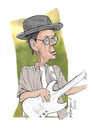 Cartoon: Greg Hathaway caricature (small) by Harbord tagged greg,hathaway,roots,roundup