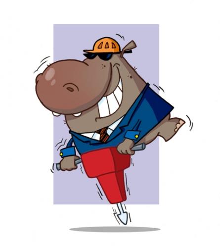 Cartoon: Hippo (medium) by ChudTsankov tagged cartoon,humor,illustrations