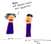 Cartoon: Schau..wir passen nicht zusammen (small) by Any tagged beziehung,liebe,partnerschaft,trennung