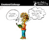 Cartoon: Emotional Exchange (small) by PETRE tagged love,couples,life