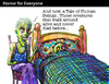 Cartoon: HORROR FOR EVERYONE (small) by PETRE tagged zombies horror tales