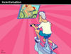 Cartoon: Incentivisation (small) by PETRE tagged bike women men