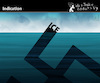 Cartoon: INDICATION (small) by PETRE tagged ice,immigration,einwanderung