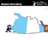 Cartoon: NUMBERS DO NOT ADD UP (small) by PETRE tagged milei,argentina,economics,crisis