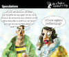 Cartoon: Speculations (small) by PETRE tagged speculations reflections mirror
