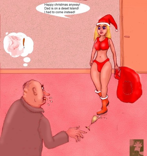 Cartoon: Happy Christmas! (medium) by Hezz tagged christmas