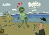 Cartoon: Date at lake Mono (small) by Hezz tagged surprise,date