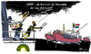 Cartoon: BP versucht es mit Plan B (small) by Peter Knoblich tagged bp,golf,mexico,ölkatastrophe,bohrloch,ölpest,vuvuzela,fussball,soccer,wm