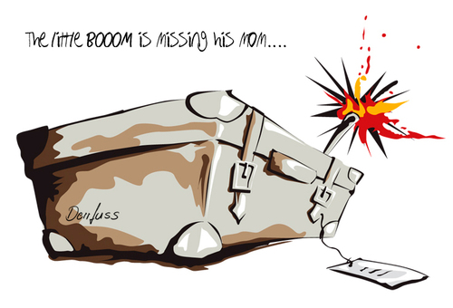 Cartoon: Kofferbombe (medium) by derrfuss tagged terror,terrorismus,terrorism,911,bombe,anschlag,attentäter