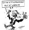 Cartoon: Arm trotz Riester? Mir egal! (small) by Matthias Stehr tagged riester,rente,altersarmut