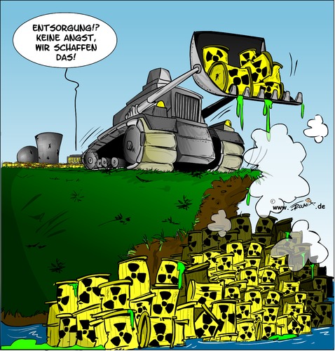 Cartoon: Atommüll Endlager (medium) by Trumix tagged müll,hochradioaktiver,akw,endlager,entsorgung,atommüll,trummix