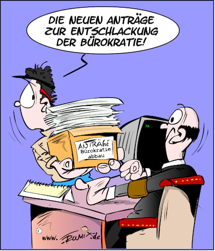 Cartoon: Bürokratieabbau (medium) by Trumix tagged buerokratie,buerokratieabbau,deutschland,regierung,buerokratie,buerokratieabbau,deutschland,regierung