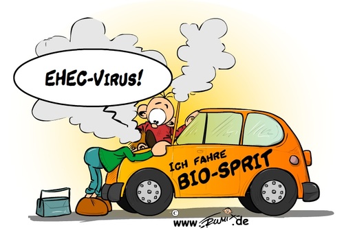 Cartoon: EHEC (medium) by Trumix tagged ehec,panik,seuche,trummix,virus
