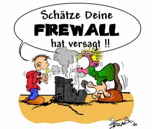 Cartoon: Firewall (medium) by Trumix tagged firewall,computer,software