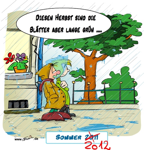 Cartoon: Sommer 2013 (medium) by Trumix tagged rain,summer,sommer,regen,dauerregen,regenwolken,schauer