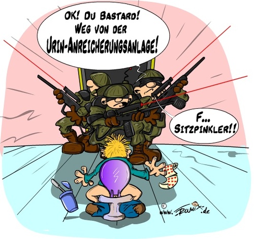 Cartoon: TaskForce (medium) by Trumix tagged iran,jemen,special,taskforce,terror,trummix,urananreicherung,usa,überwachung