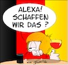 Cartoon: Merkel entdeckt das Internet (small) by Trumix tagged merkel,schulz,groko,regierung,sondierung,cdu,spd,csu,seehofer,alexa,amazone,internet
