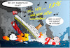 Cartoon: Der Untergang der SPD (small) by Trumix tagged titanic,spd,eisberg,wahlen,europawahl,steuermann,olaf,scholz,habeck