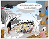 Cartoon: Kreuzfahrten-Moderne Kreuzritter (small) by Trumix tagged massentourismus,kreuzfahrtschiffe,heuschrecken,kreuzfahrten,pauschalurlauber,diesel,umwelt