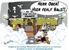 Cartoon: Salzkrise (small) by Trumix tagged eisglätte,salzknappheit,streusalz,streusalzhersteller,winterdienste