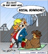 Cartoon: Sozial schwach ... (small) by Trumix tagged sozial,schwach,harz4,sozialhilfe,bettler,arm,armut,arbeitslos,trummix