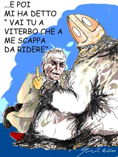 Cartoon: PAPI (medium) by Grieco tagged grieco,papi,letta,viterbo