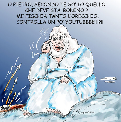 Cartoon: YOUTUBBBE (medium) by Grieco tagged grieco,bonino,you,tube