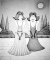 Cartoon: Ladies of the Night (small) by Steve B tagged ladies,night