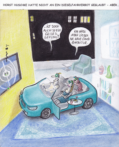 Cartoon: fahrverbot (medium) by Petra Kaster tagged autos,verkehr,umweltschutz,feinstaub,dieselskandal,autoindustrie,autos,verkehr,umweltschutz,feinstaub,dieselskandal,autoindustrie