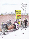 Cartoon: beuahlte ruhe (small) by Petra Kaster tagged tod,bestattungen
