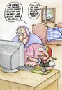 Cartoon: online (small) by Petra Kaster tagged computer,digitalisierung,rotkäppchen,märchen,online,versandhäuser,oonline,shoppen